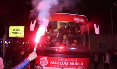 CHP Manisa Salihli Belediye Başkan Adayı Mazlum Nurlu'ya Köse Mahallesinde yoğun ilgi.